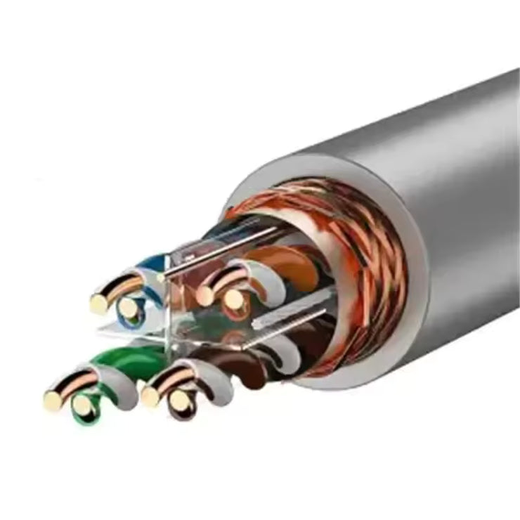 Cable de datos UTP Ethernet Cat 6 Cable RJ45 con blindaje