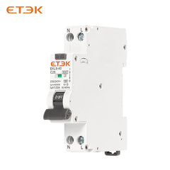 Interruptor Diferencial ETEK EKL9 (RCBO) Tipo A 30mA 230V, para carril DIN