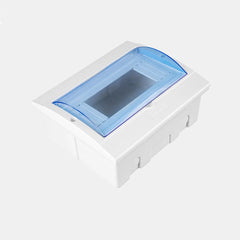 Caja de distribución interior 2 a 16 circuitos con tapa transparente