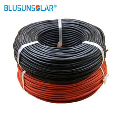 Cable solar fotovoltaico 1500V XLPE 4mm² y 6mm² rojo + negro