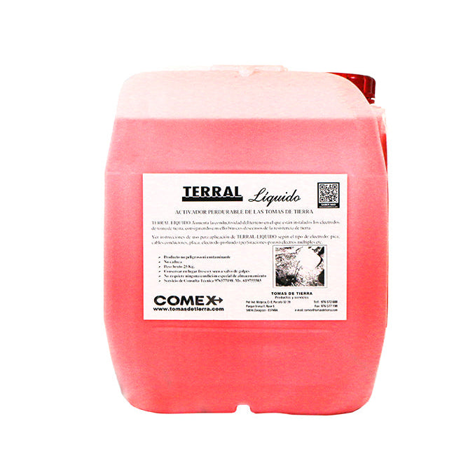 TERRAL-LÍQUIDO COMEX – Activador conductivo para tomas de tierra 25kg