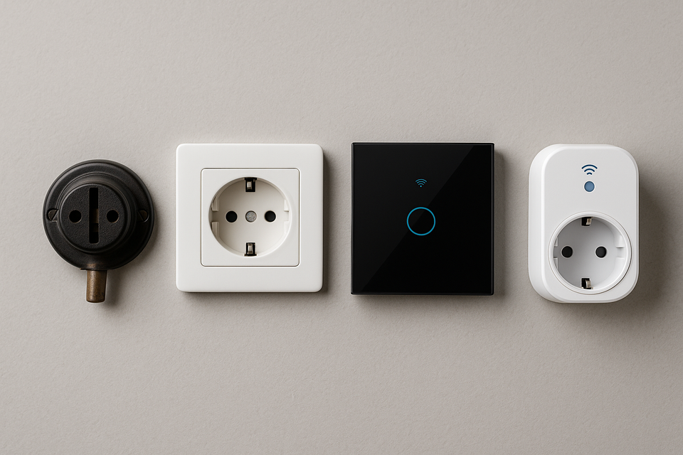 Enchufes e interruptores: historia, evolución y cómo elegirlos correctamente