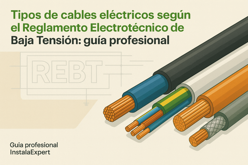 Tipos de cables eléctricos según el Reglamento Electrotécnico de Baja Tensión: guía profesional