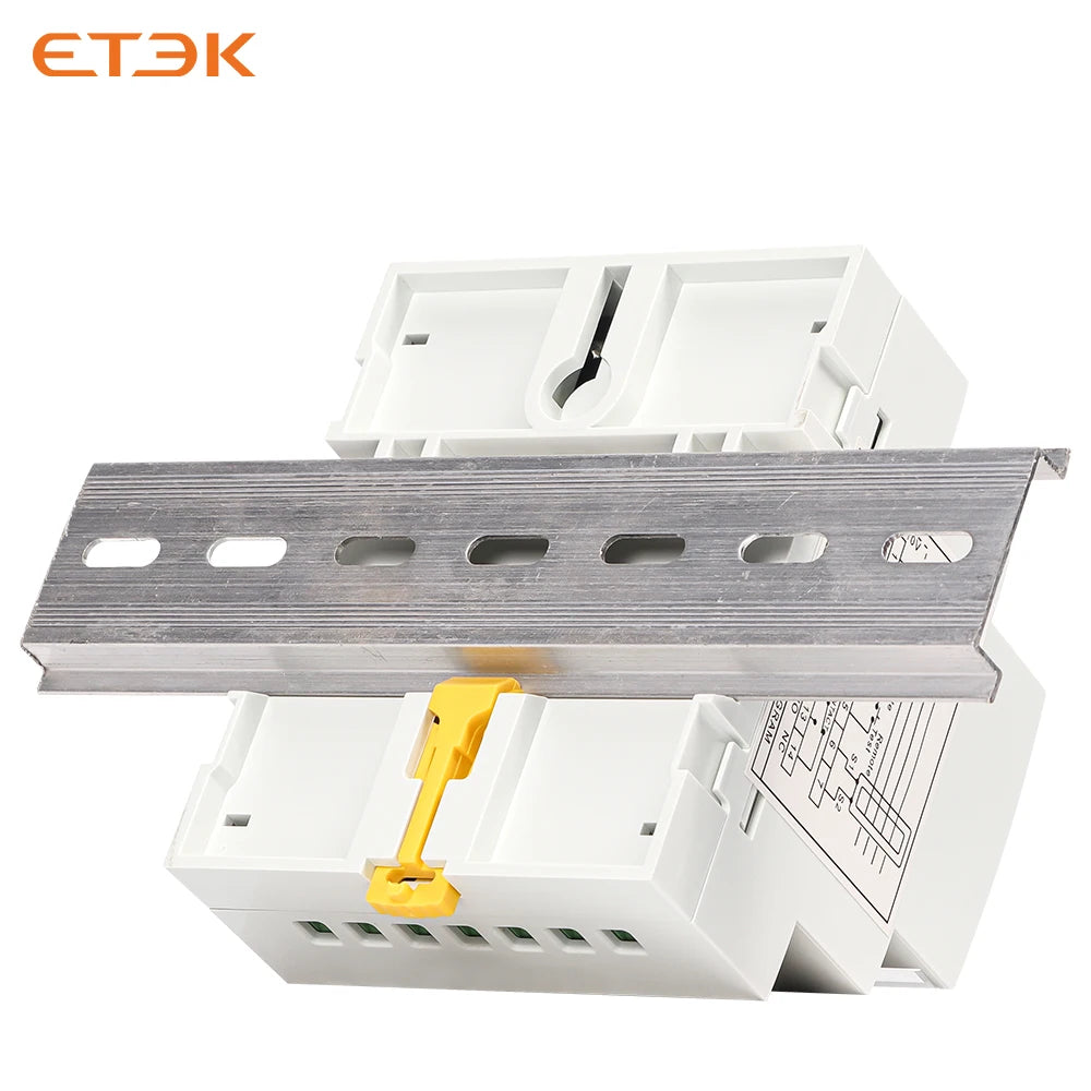 Relé de Fugas a Tierra ETEK EKELR-30 | Protección de Corriente de Fuga Ajustable | Retardo AC | 30mA / 30A | 230V