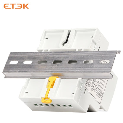 Relé de Fugas a Tierra ETEK EKELR-30 | Protección de Corriente de Fuga Ajustable | Retardo AC | 30mA / 30A | 230V