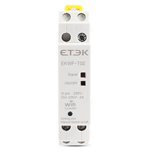 Control WiFi compatible con app TUYA montaje modular carril DIN
