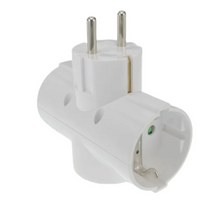 Adaptador de Enchufe 1 a 3 Tomas Schuko