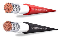 Cable Solar Rojo o Negro TOPSOLAR (H1Z2Z2-K), 100m 4mm2 y 6mm2