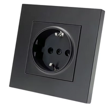 Enchufe de Pared Simple Negro