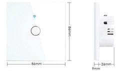 Interruptor inteligente de 1, 2 y 3 pulsadores.