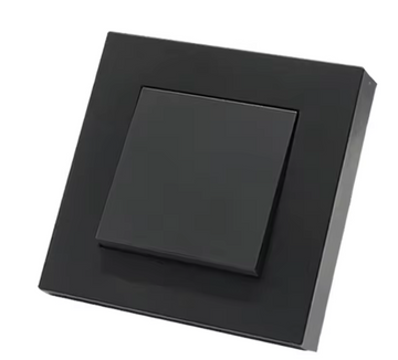 Interruptor pared negro